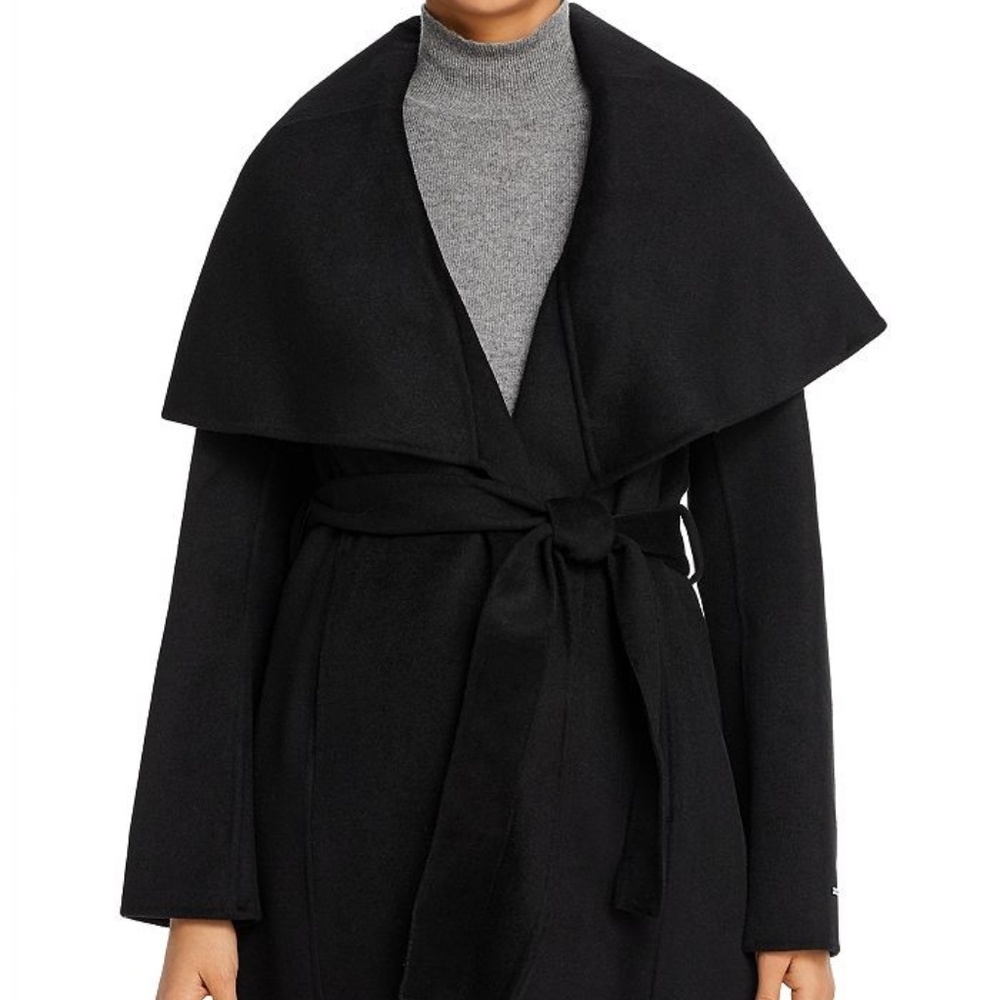 Tahari Marla Belted Wrap Coat
